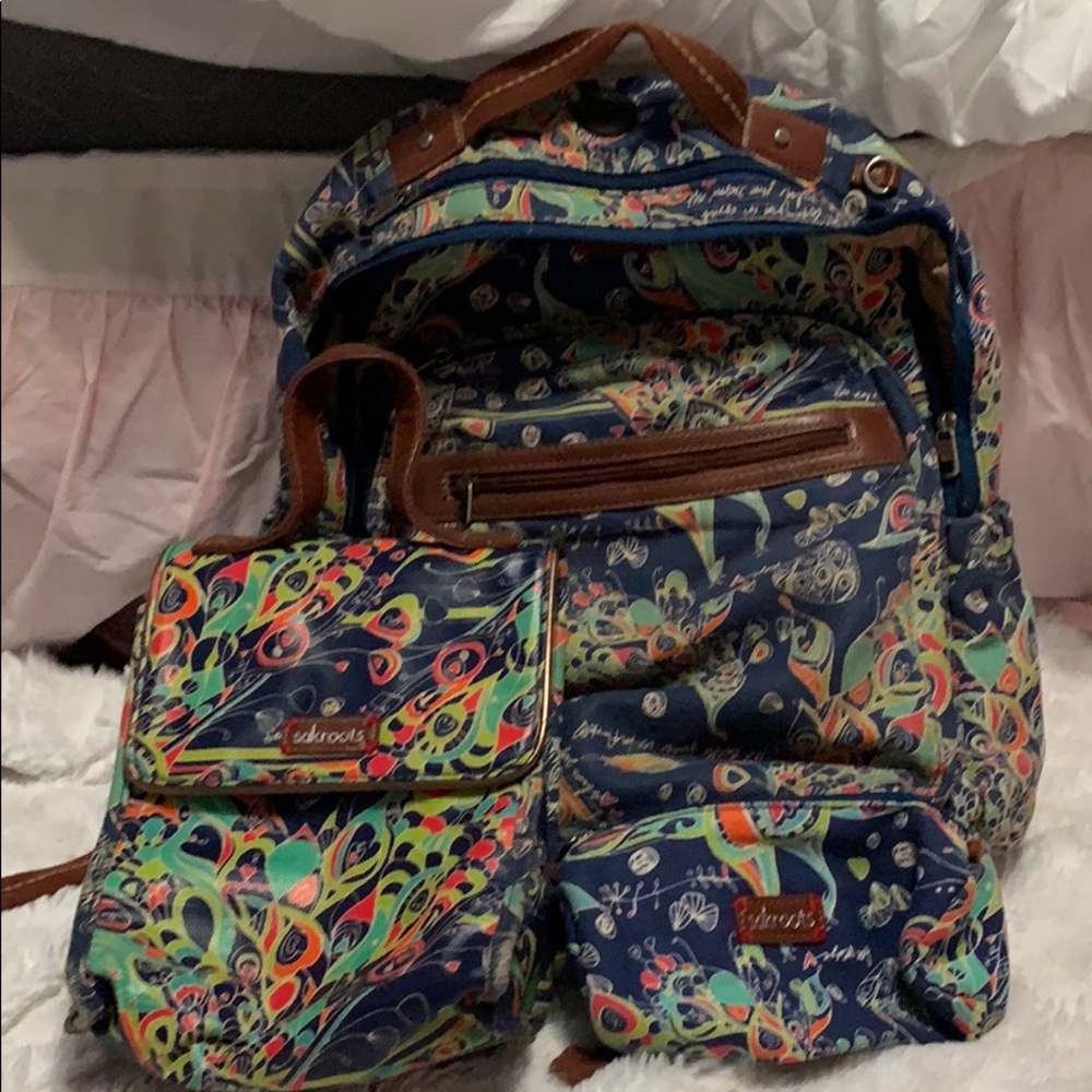 Vera Bradley backpack, lunchbox and pencil pouch